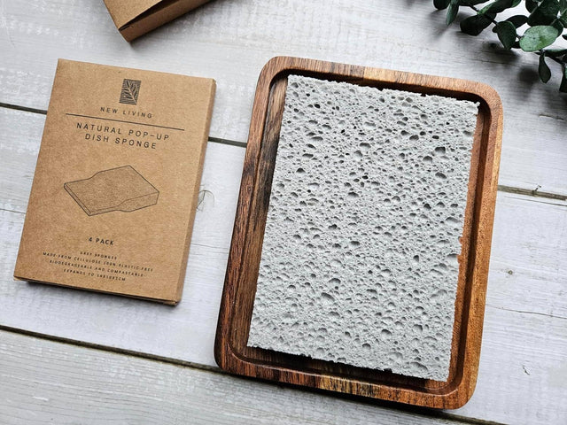 Eco Pop-Up Sponges – Plastic-Free Compostable Cleaning Sponges