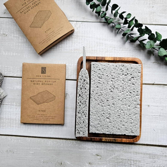 Eco Pop-Up Sponges – Plastic-Free Compostable Cleaning Sponges
