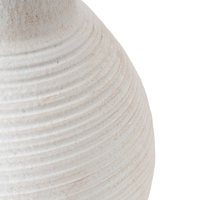 Swindale Terracotta Vase – Handcrafted Decorative Vase in Off White