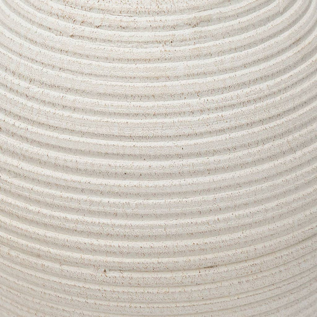 Swindale Terracotta Vase – Handcrafted Decorative Vase in Off White