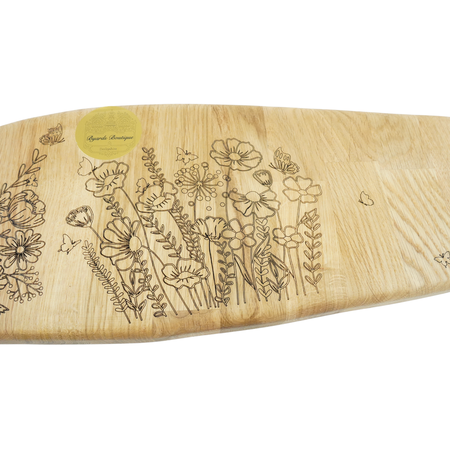 Chopping Board with Flower Details