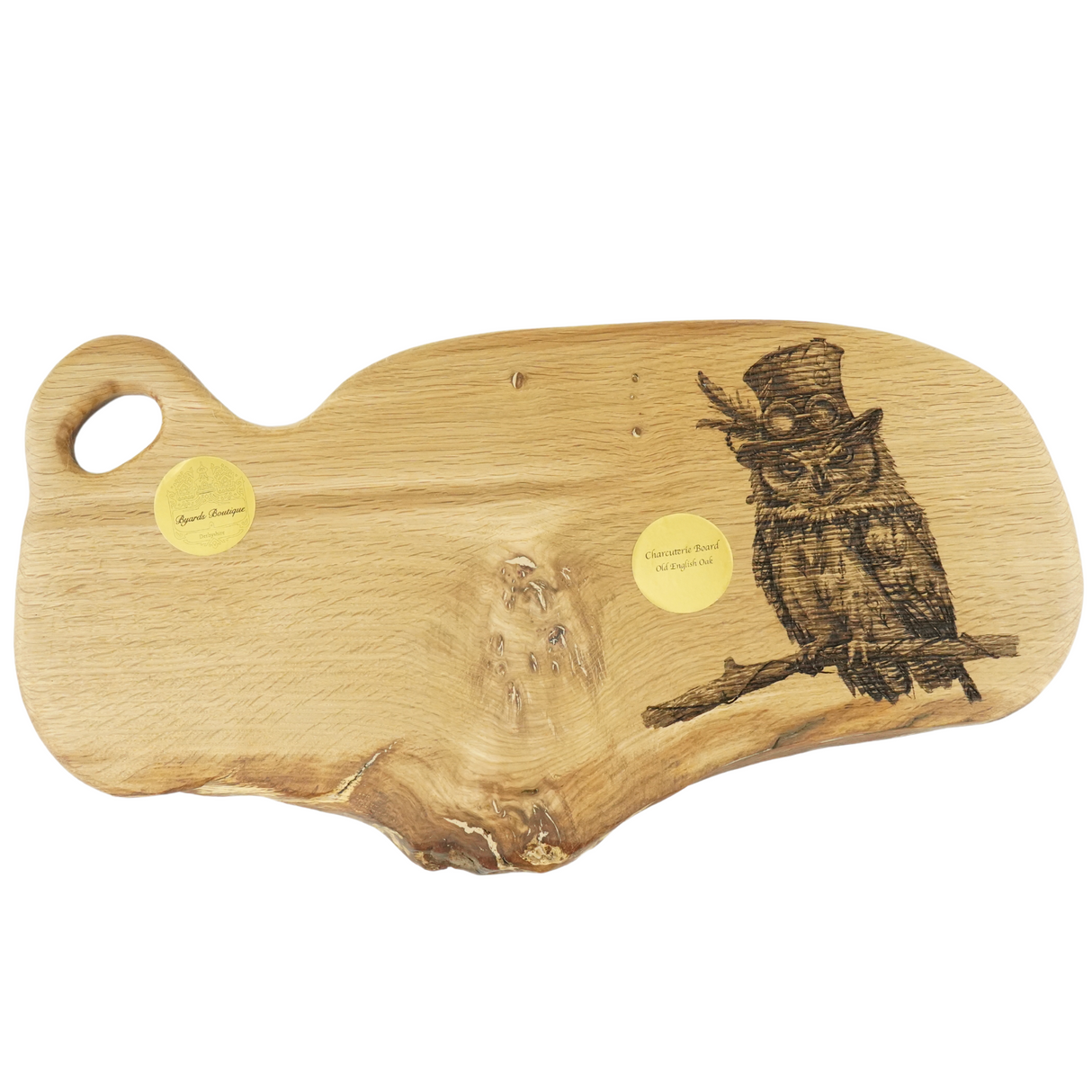 Charcuterie Board Steam Punk Owl