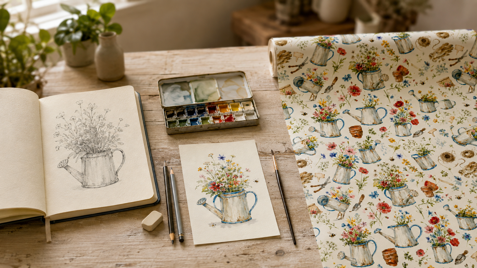 From First Sketch to Finished Roll: How We Create Our Wrapping Paper in Derbyshire