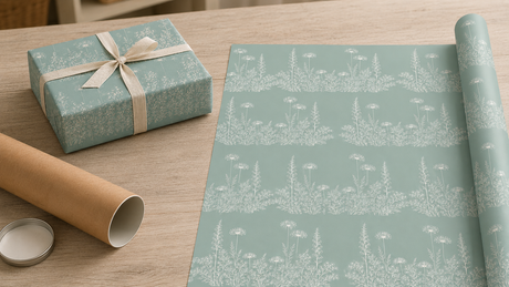 Printed to Order & Supplied Rolled wrapping paper from Byard's Boutique