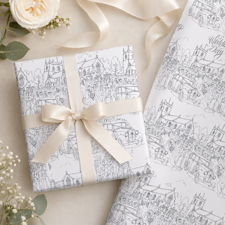 Wedding Wrapping Paper for Beautifully Presented Gifts