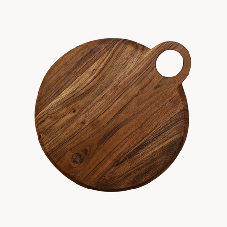 Pessac Acacia Wood Serving Board & Pizza Peel – Handcrafted Board