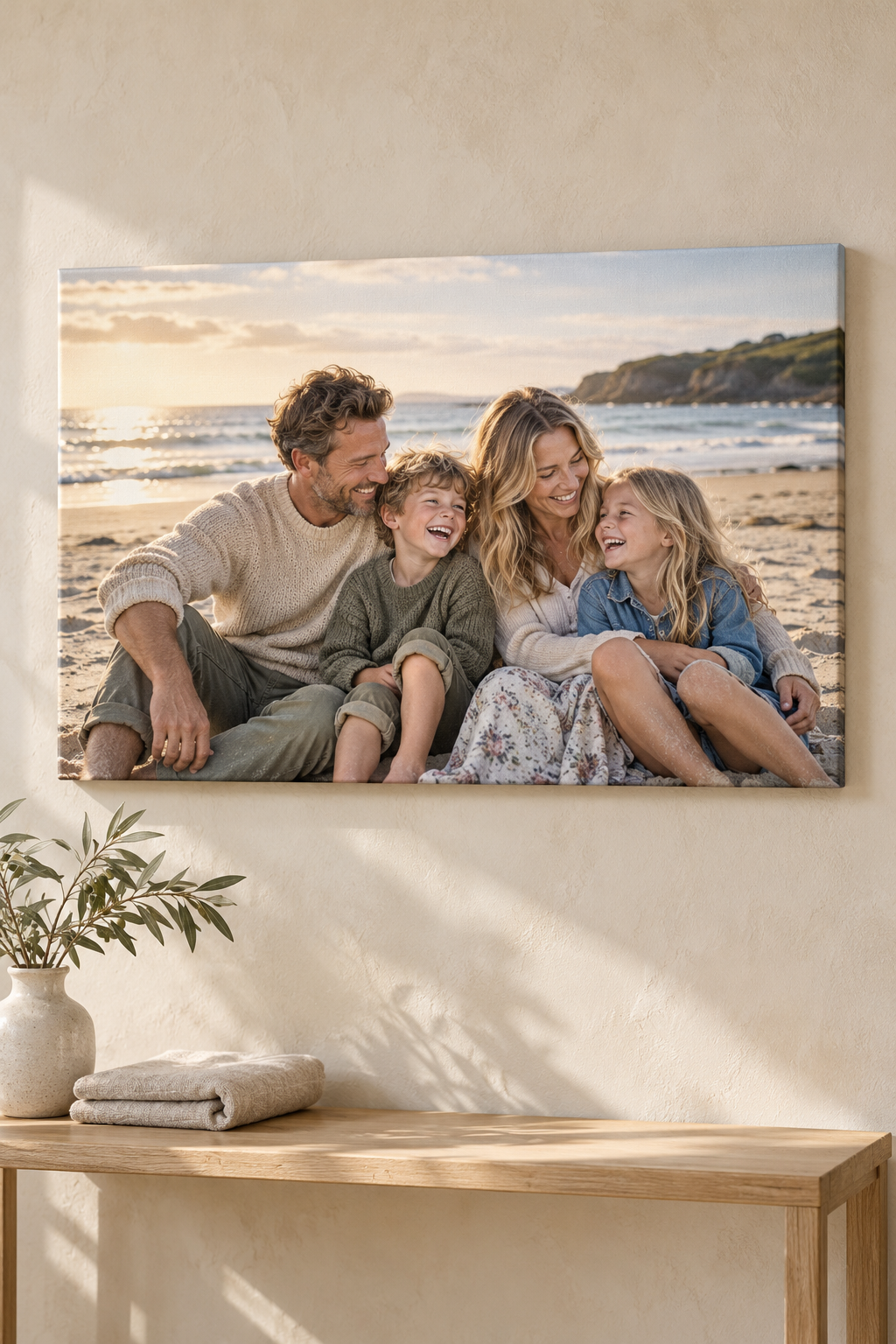 Personalised Photo Canvas Print – 38 mm Gallery Wrap