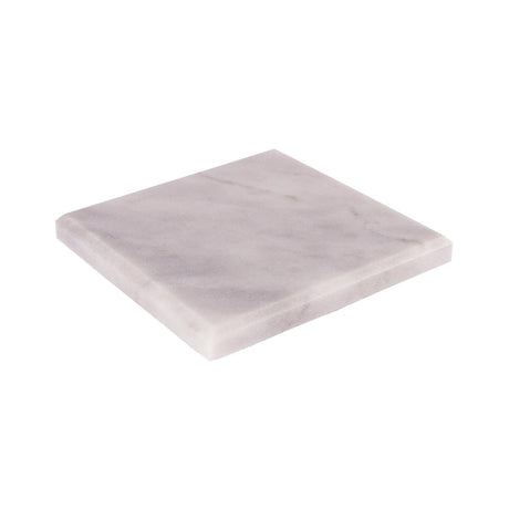 Square Marble Coasters Set of 2 – Natural Stone 10cm