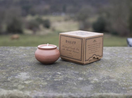 Handmade Beeswax Terracotta Candle – Karan Lavender Scented