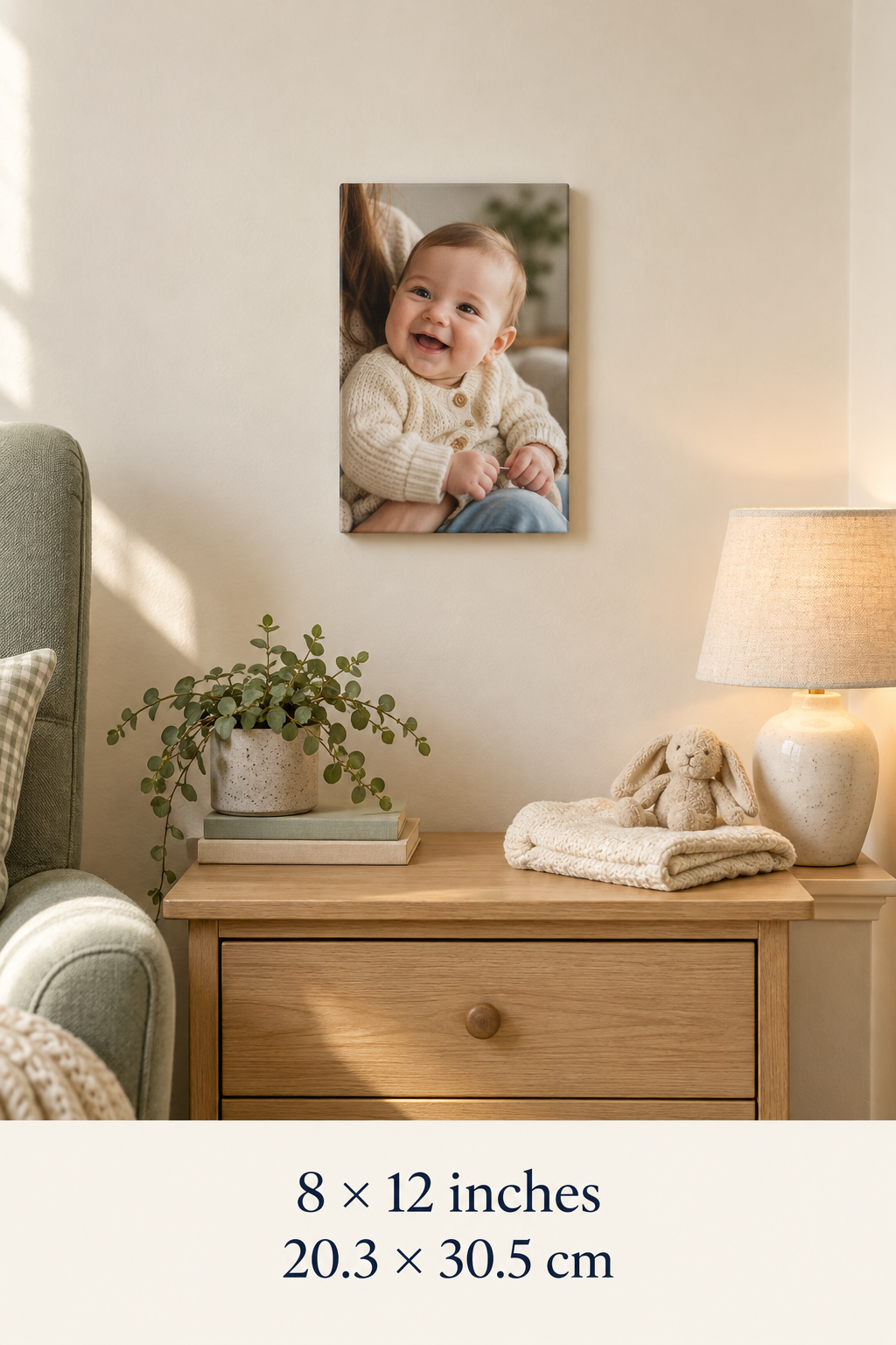 Personalised Photo Canvas Print – 38 mm Gallery Wrap