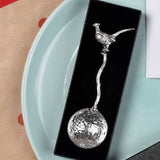 Pheasant Pewter Small Sugar Spoon