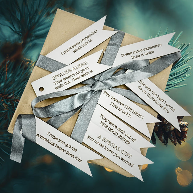 Christmas Gifts Tags (with a side of eye-roll)