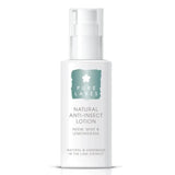 White bottle of Pure Lashes natural anti-insect lotion on a white background