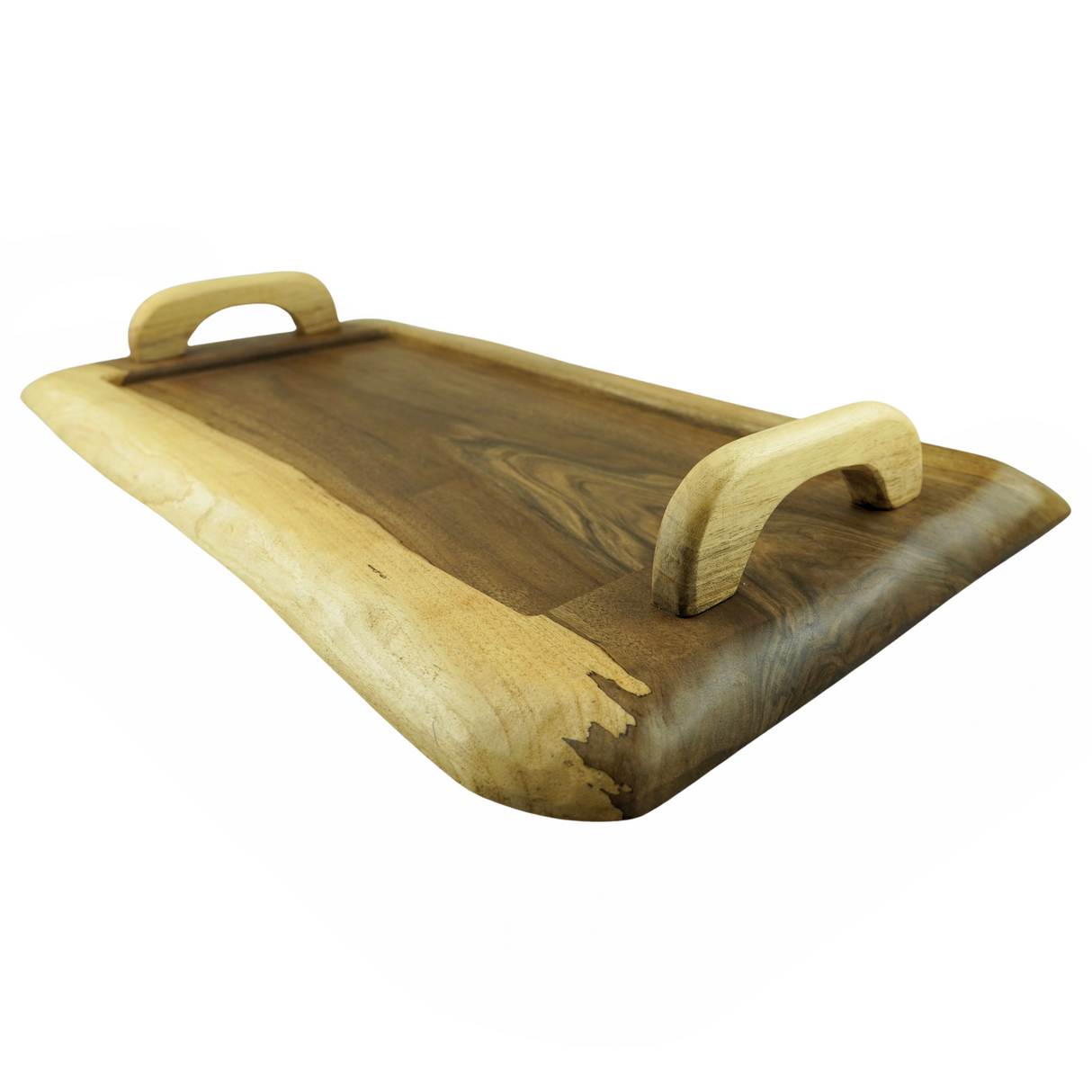 Walnut Tray with walnut feature handles