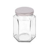personalised 250ml Glass Storage Jar with White Lid