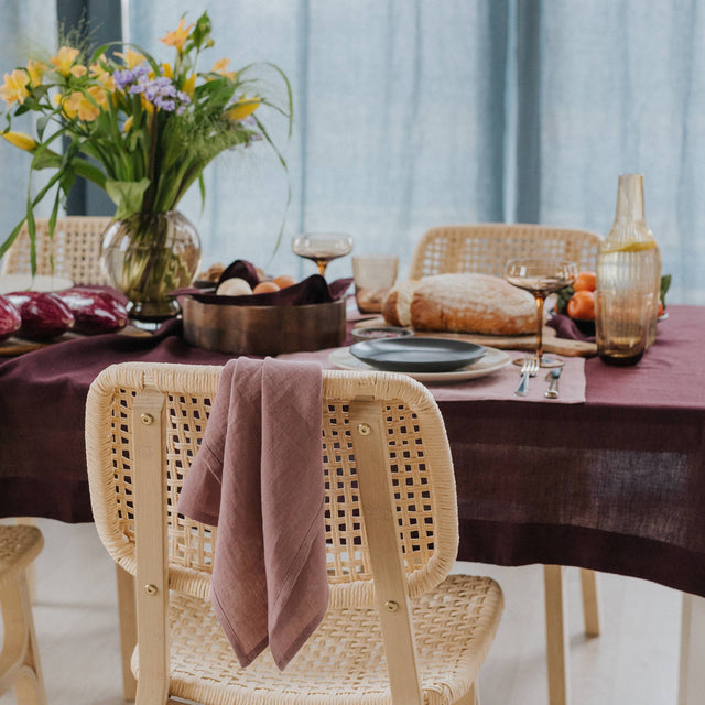 Woodrose Linen Kitchen Towel