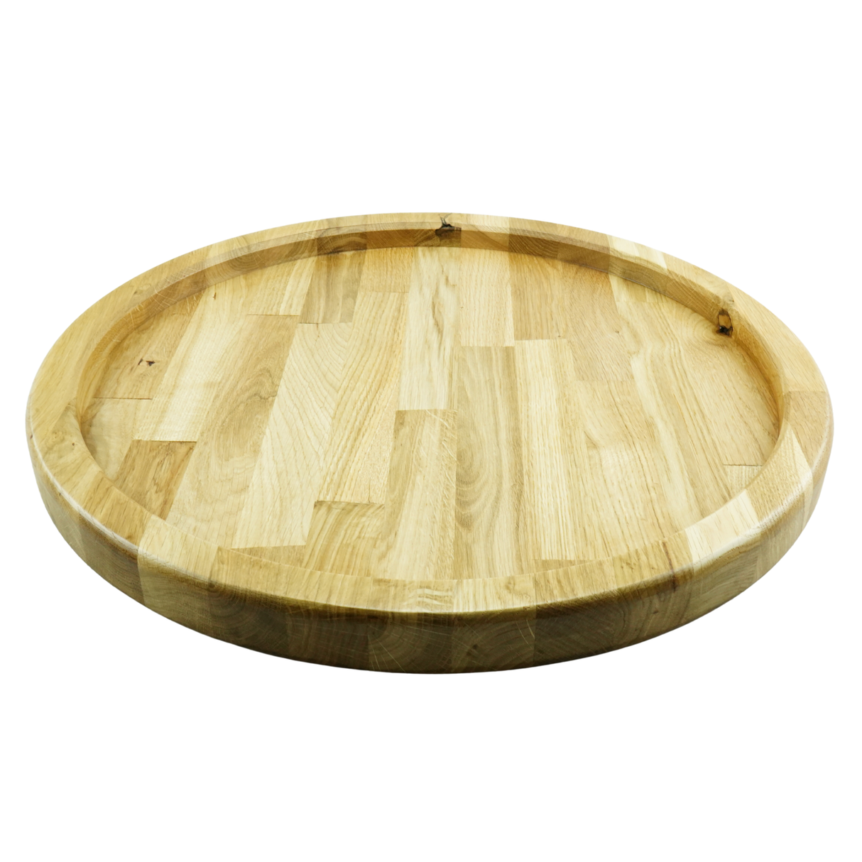 Large Round Oak Tray