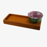 Osage Tray with stoneware pot