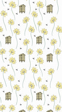Daisy & Beehive Wrapping Paper – A1 Botanical Gift Wrap
