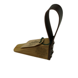 Oak Doorstop with Floral Bouquet Design