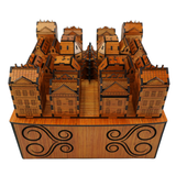 Christmas Advent Village (Cherry wood)