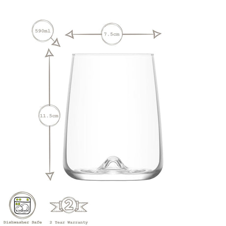 Nord Wide Highball Glass – 590ml
