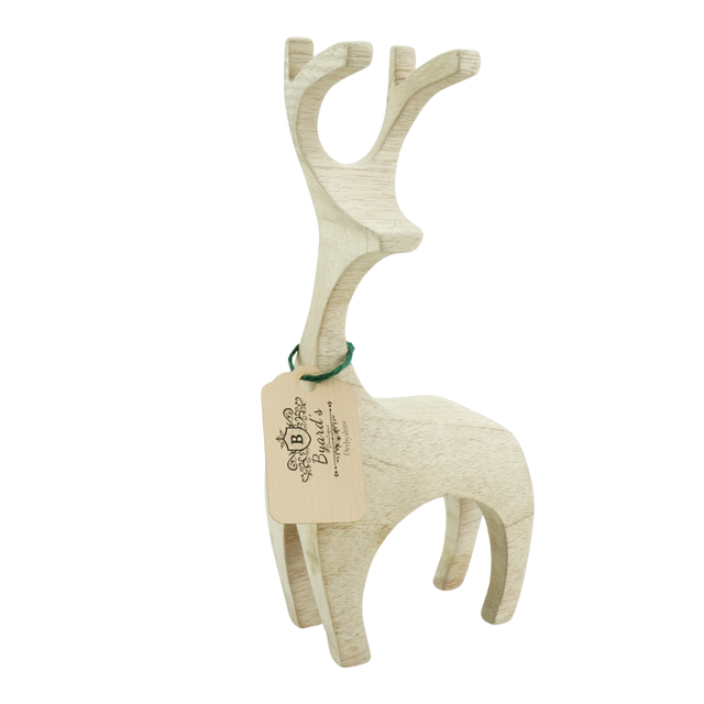 Handcrafted Hardwood Reindeer
