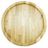 Large Round Oak Tray