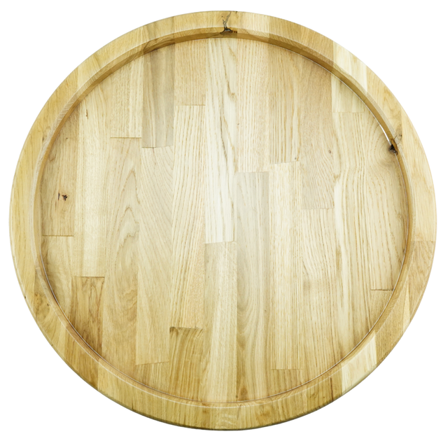 Large Round Oak Tray