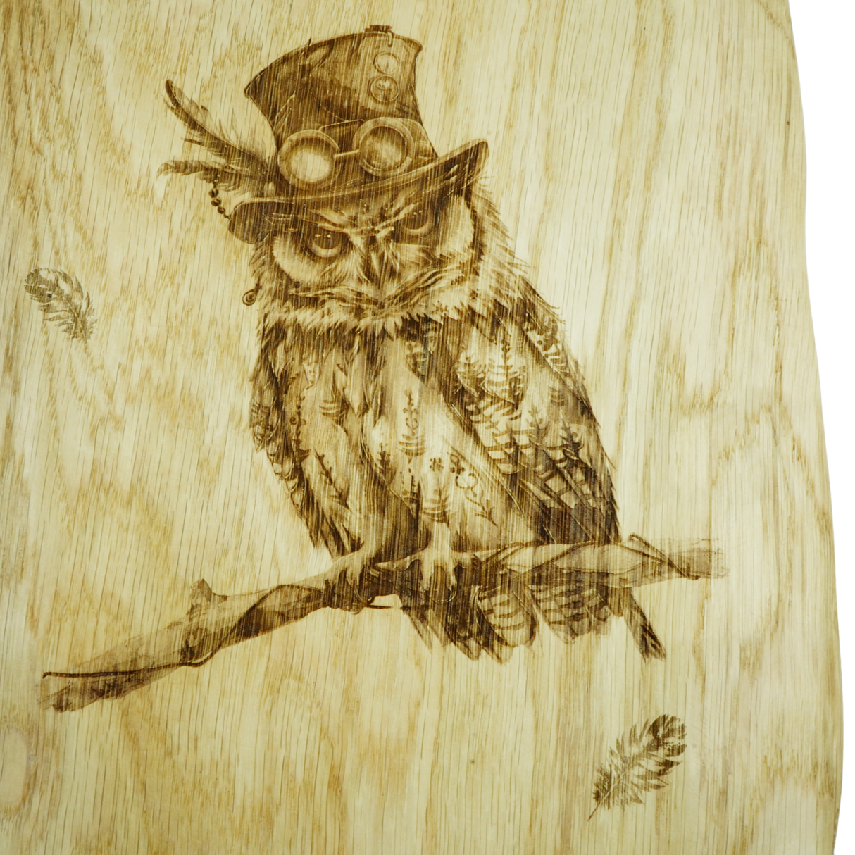 Charcuterie Board Steam Punk Owl