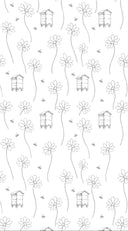 Daisy & Beehive Wrapping Paper – A1 Botanical Gift Wrap