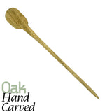 Leather Hair Barrette | Bronze Fox Engraved