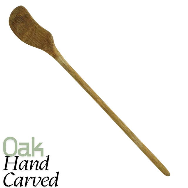 Leather Hair Barrette – Silver Fox, Flower Hand-Painted on Brown Leather with Oak Stick