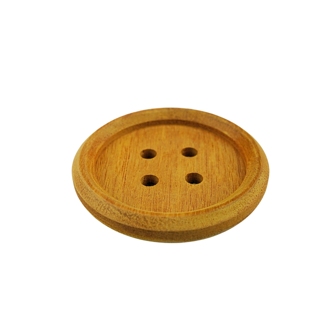 Set of 2 Osage Button Coasters