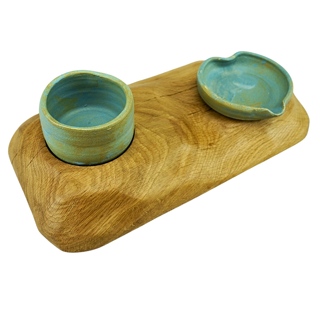 Salt Pot and Spoon Rest