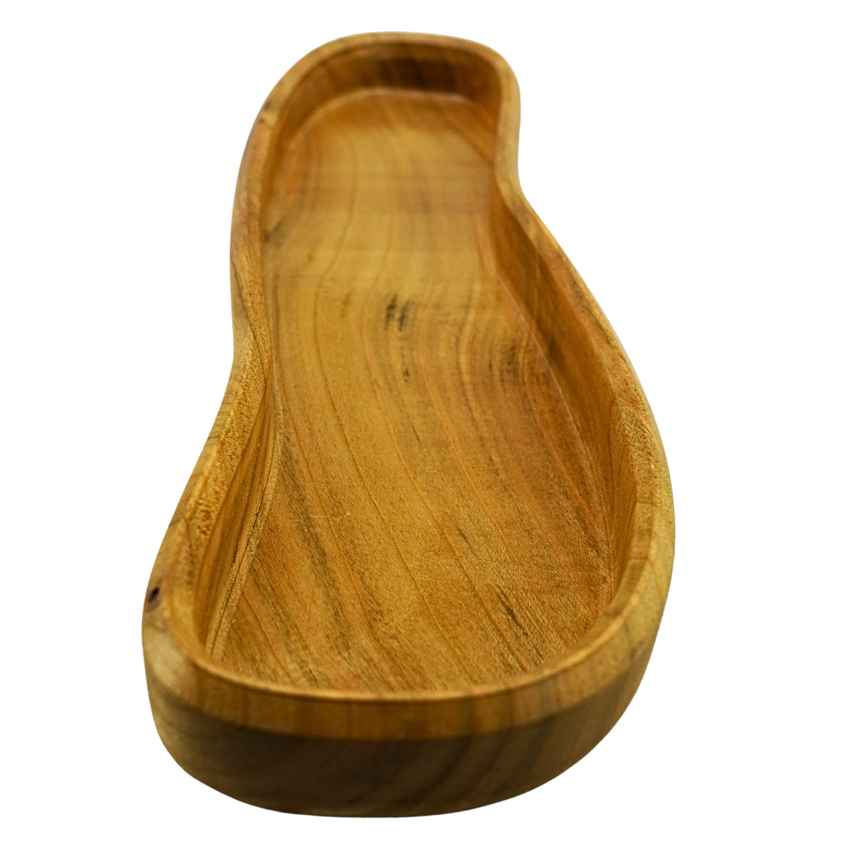 Wavy Light Oak Tray