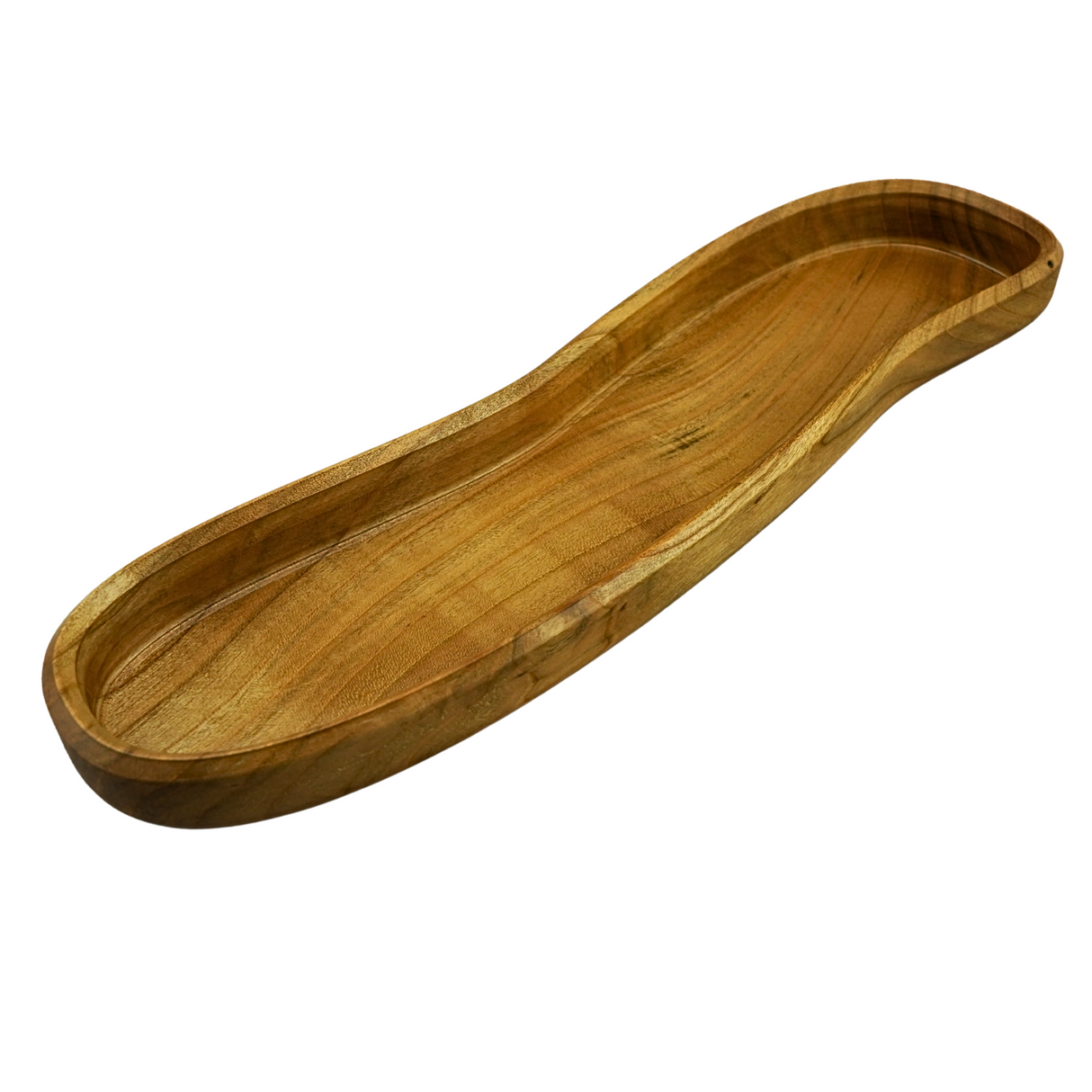 Wavy Light Oak Tray