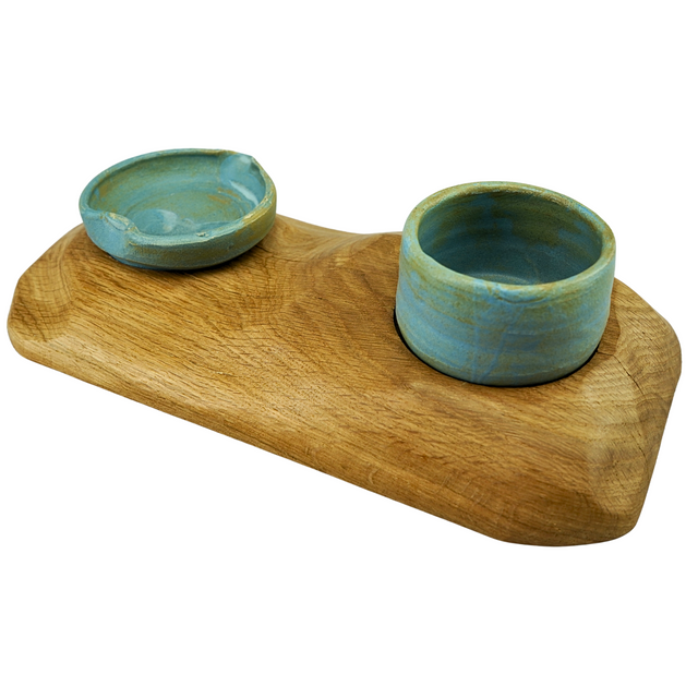 Salt Pot and Spoon Rest