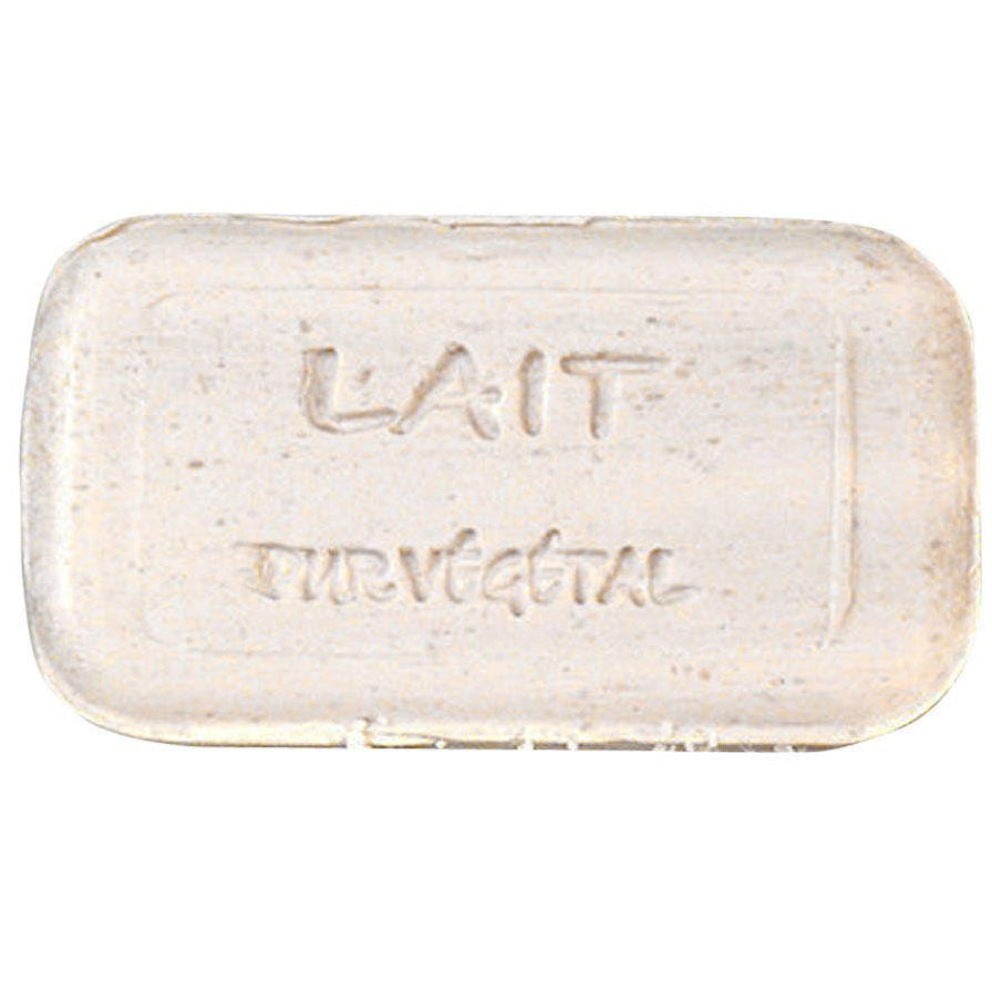 Bar of soap with 'Lait Therapeutical' text on a white background