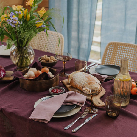 Woodrose Linen Napkin Set Of 2