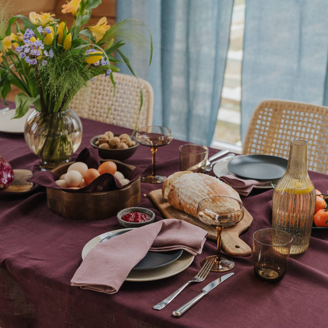 Woodrose Linen Napkin Set Of 2