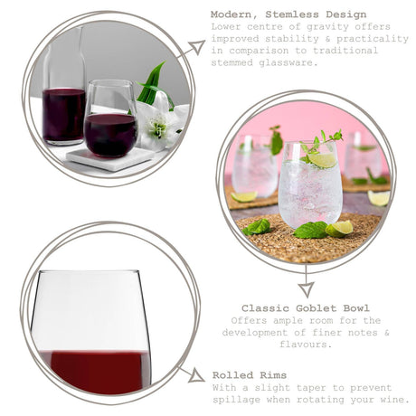 Nord Stemless Wine Glass – 475ml