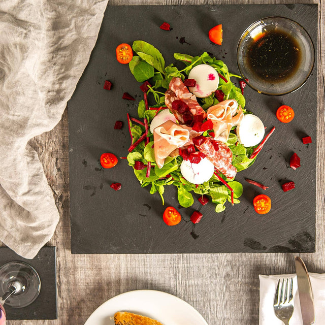 Square Natural Slate Placemat – 33cm (Optional Engraving)