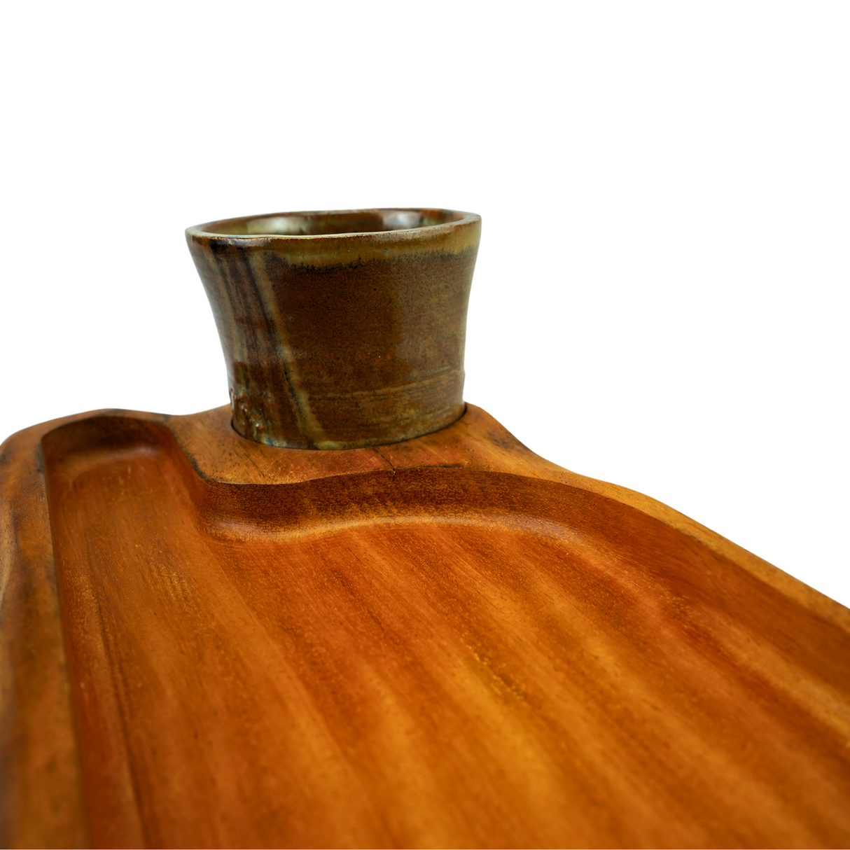 Serving Board With Dipping Pot