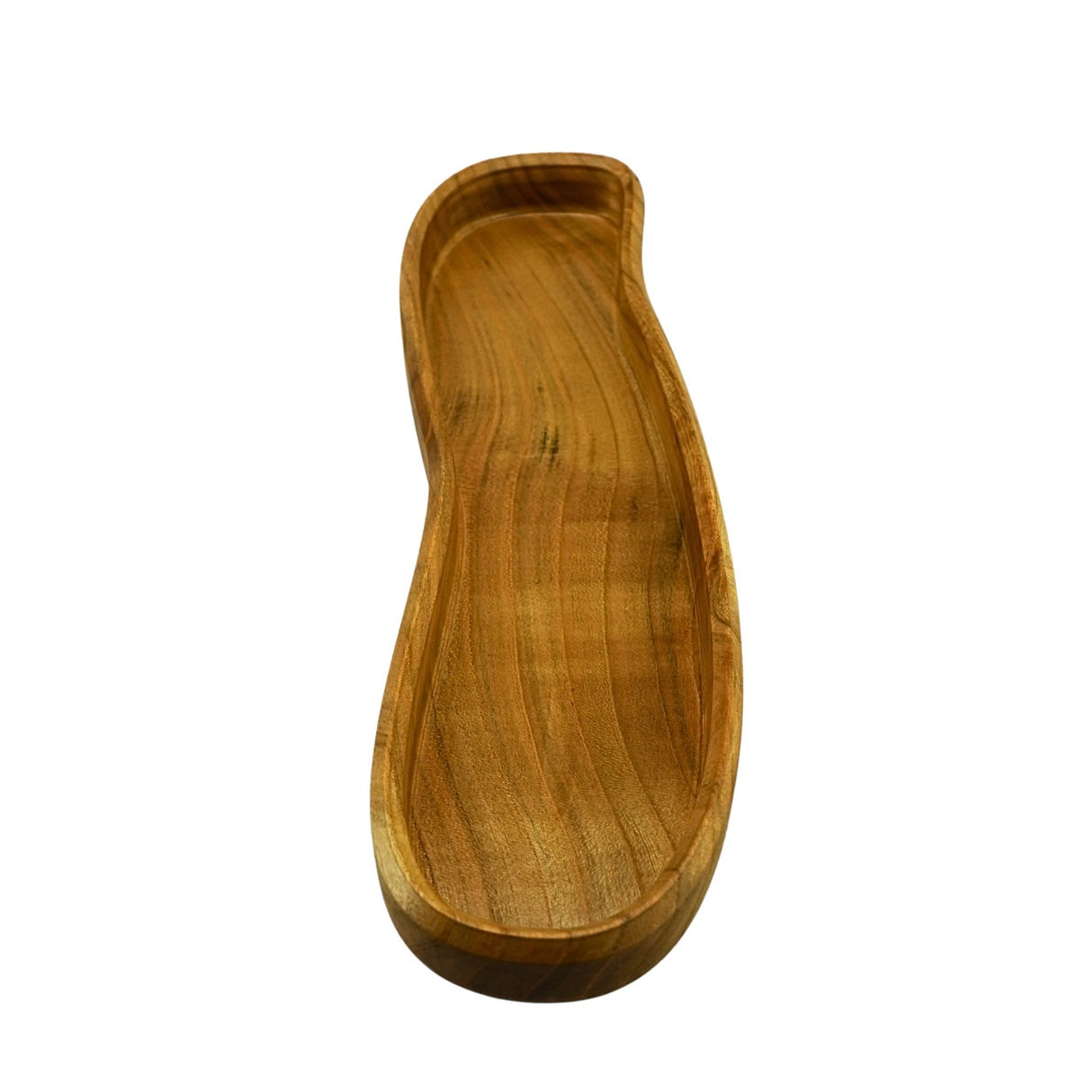 Wavy Light Oak Tray