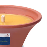 Outdoor Citronella Terracotta Candle Dish