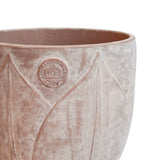 Kew Embossed Washed Terracotta Planter