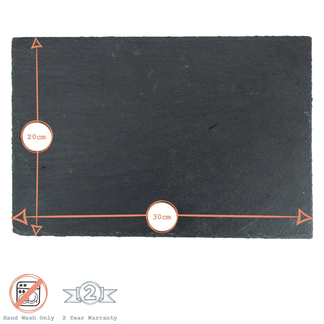 Rectangular Natural Slate Placemat (Optional Add Engraving)