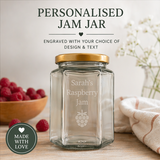Personalised Glass Jam Jars – Custom Engraved Jam Jar