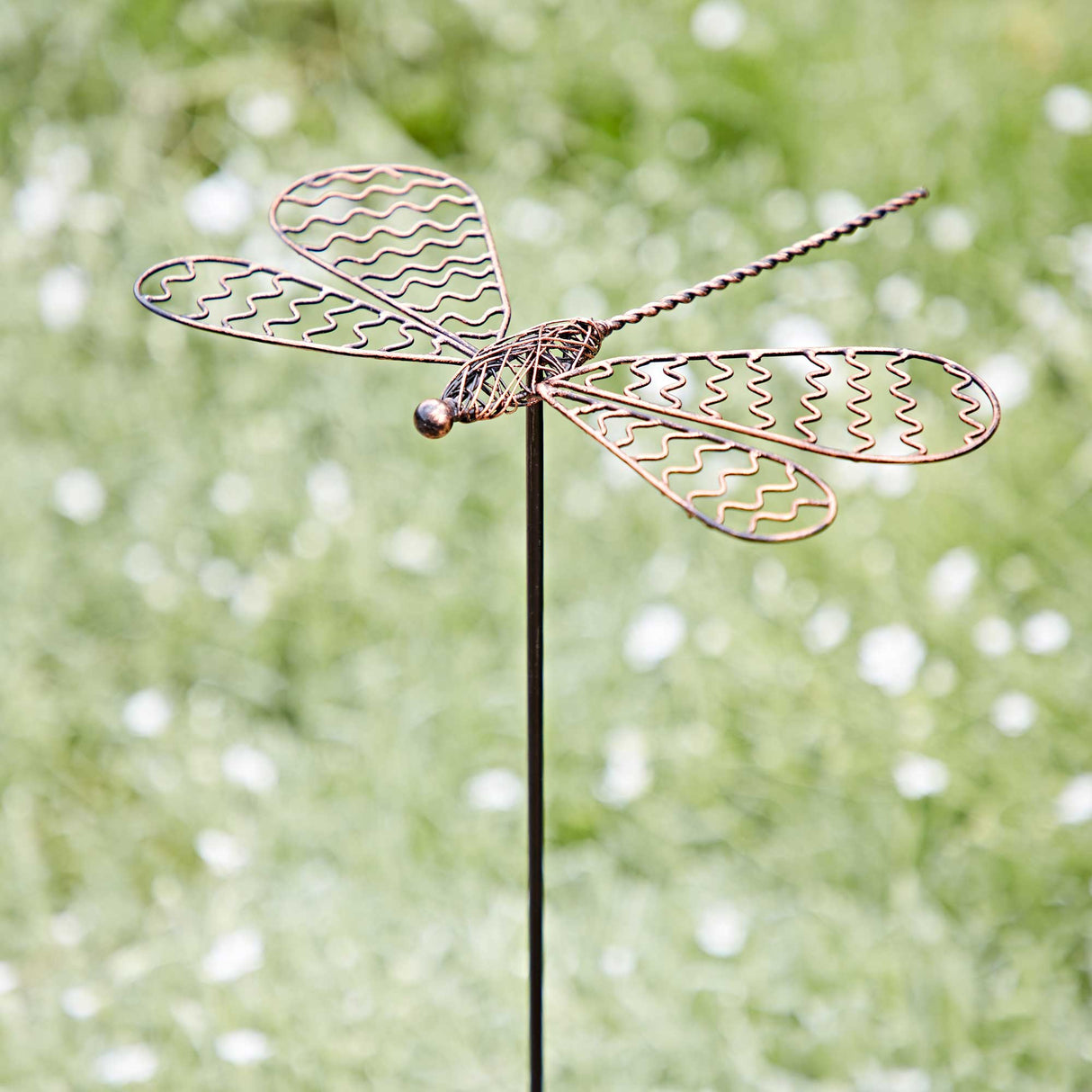 Pantala Metal Dragonfly Garden Stake Decoration